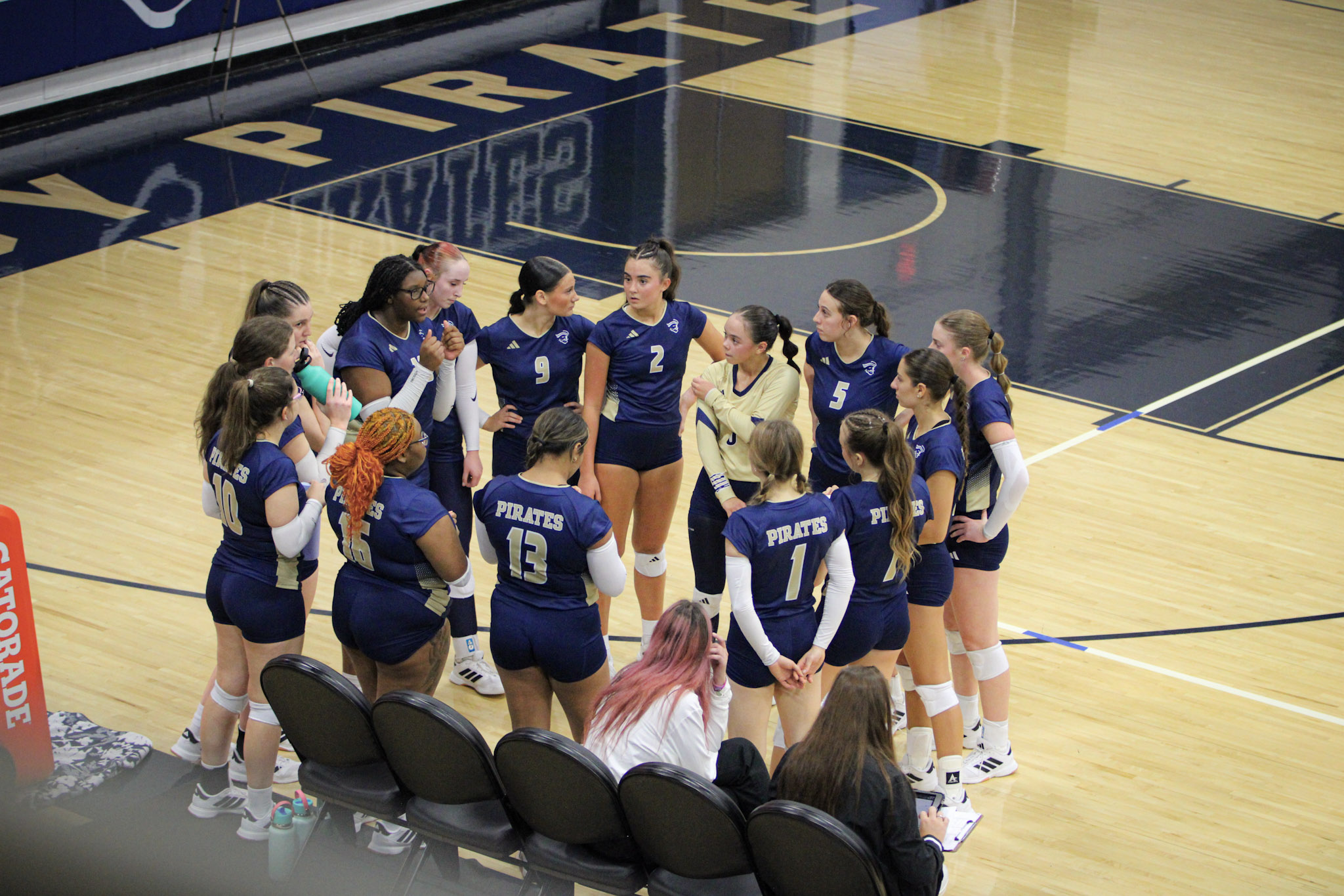 Pirates swept by #8 Johnson County